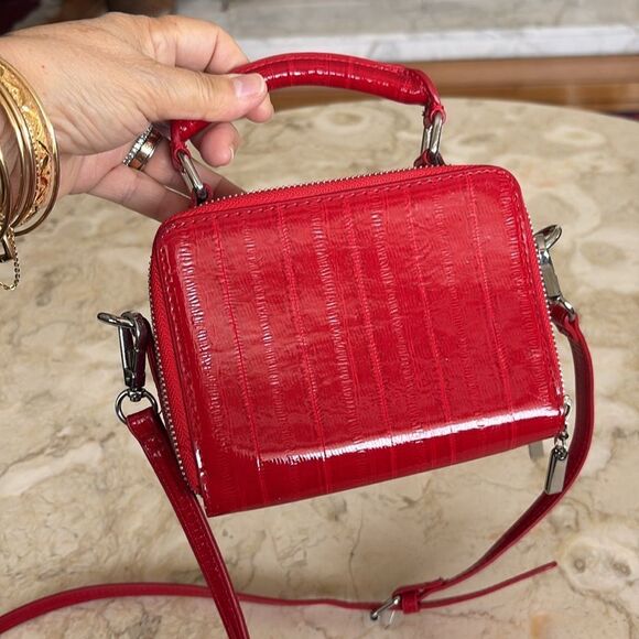 Urban Outfitters Vegan Leather Mini Satchel Crossbody Bag - Picture 3 of 13